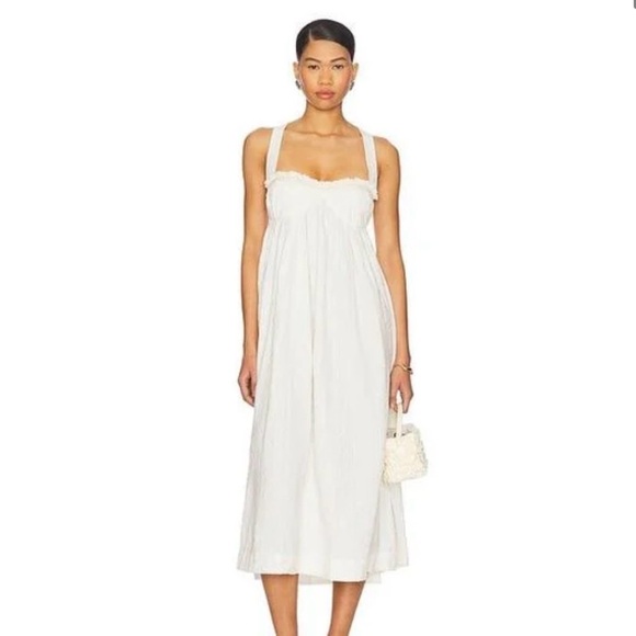 Poppy Midi Dress 
NWOT
FP- Freest
COLOR- IVORY - Picture 6 of 6